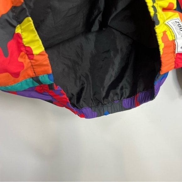 ZOO York Quarter Zip Rainbow Camo Lightweight Jacket S - Picture 10 of 12